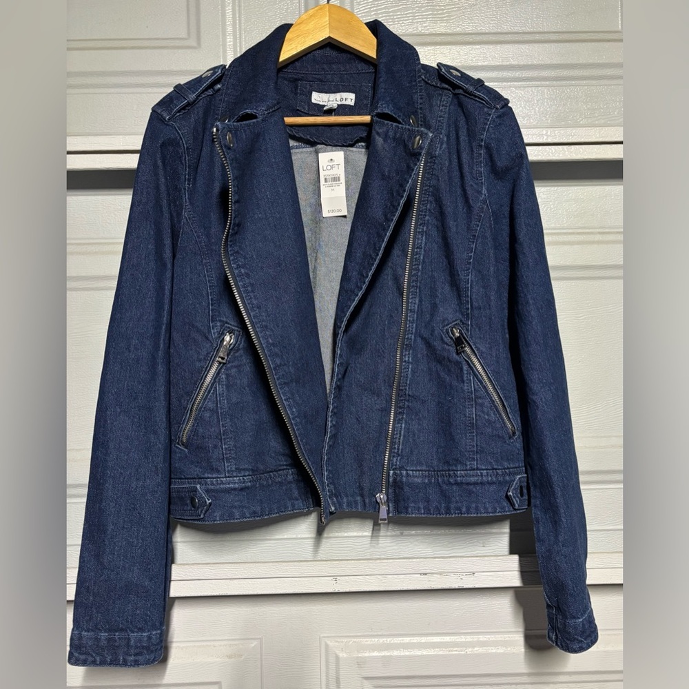 LOFT Dark Blue Jean Jacket